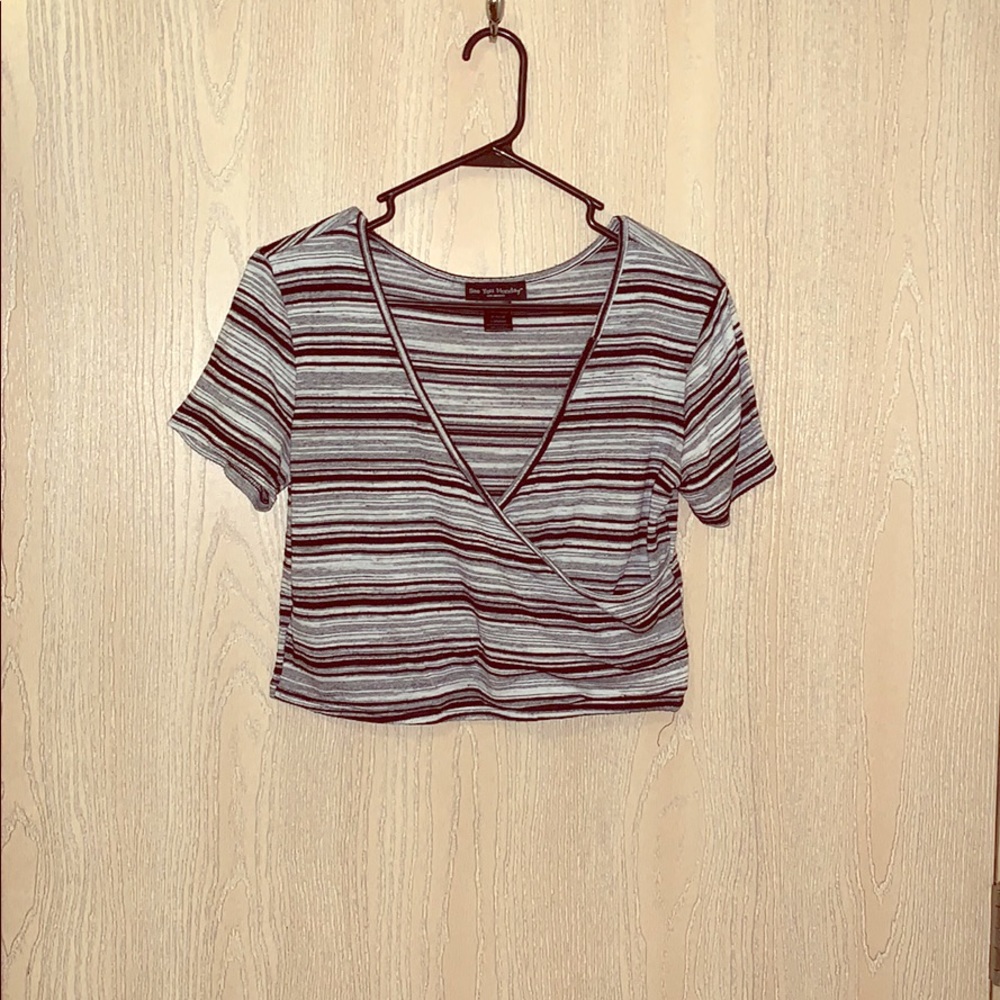 Striped Crop Top